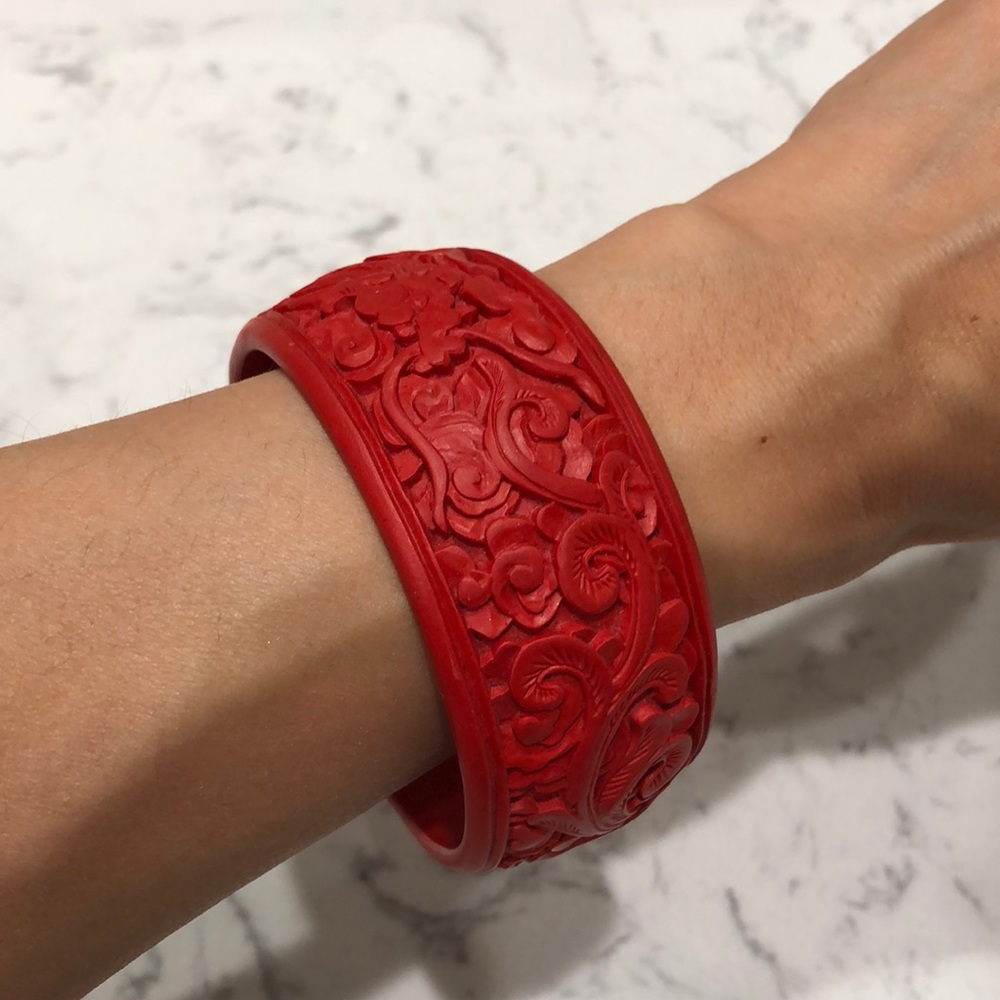 Red Chinese Bangle